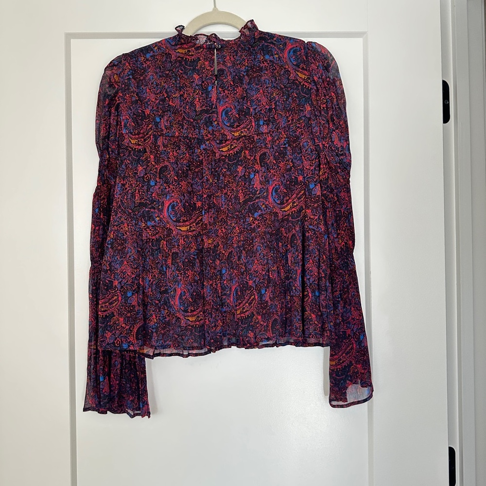 Cleobella Ines Retrograde Chiffon blouse - Picture 5 of 8